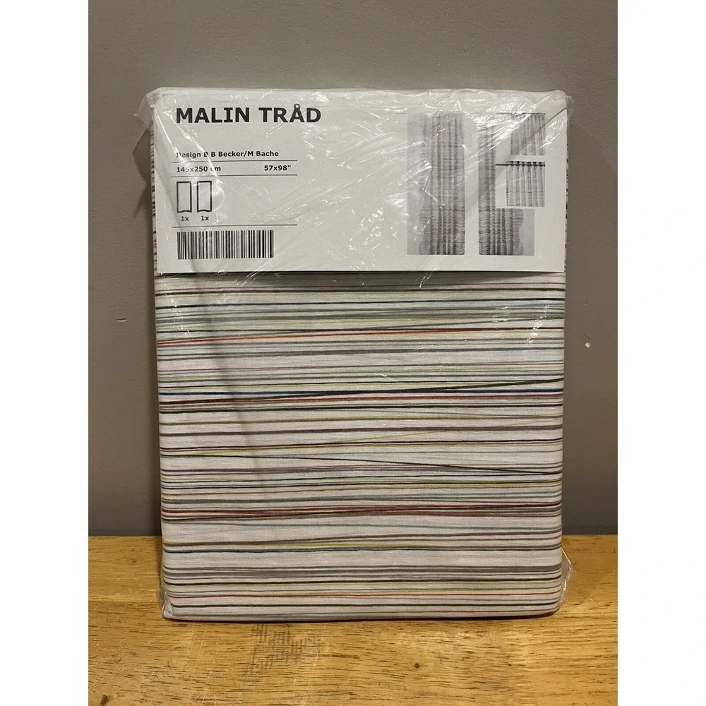 IKEA Malin Triad Curtains Panels 57x98